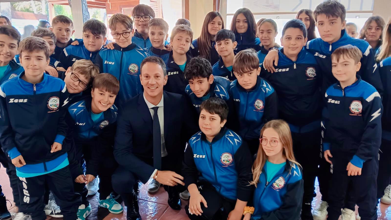 Il futsal nelle scuole. Il Presidente Castiglia in visita in Basilicata