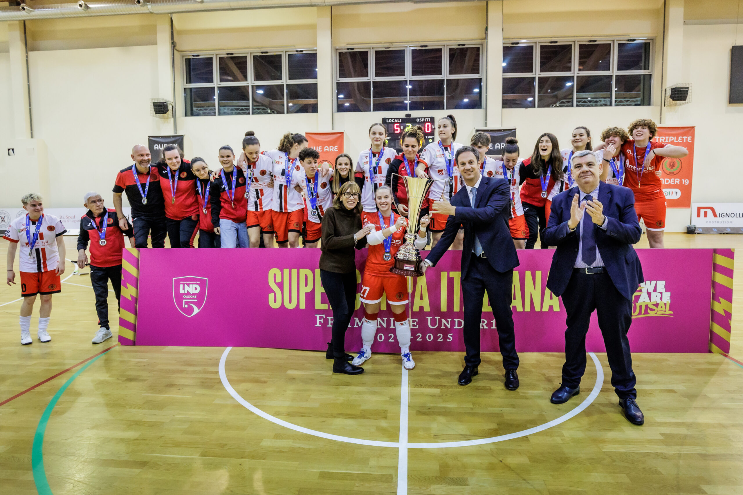 Premio Giovani 24/25: le classifiche e i club vincenti. Castiglia: “Investiamo risorse per lo sviluppo del futsal e delle società”