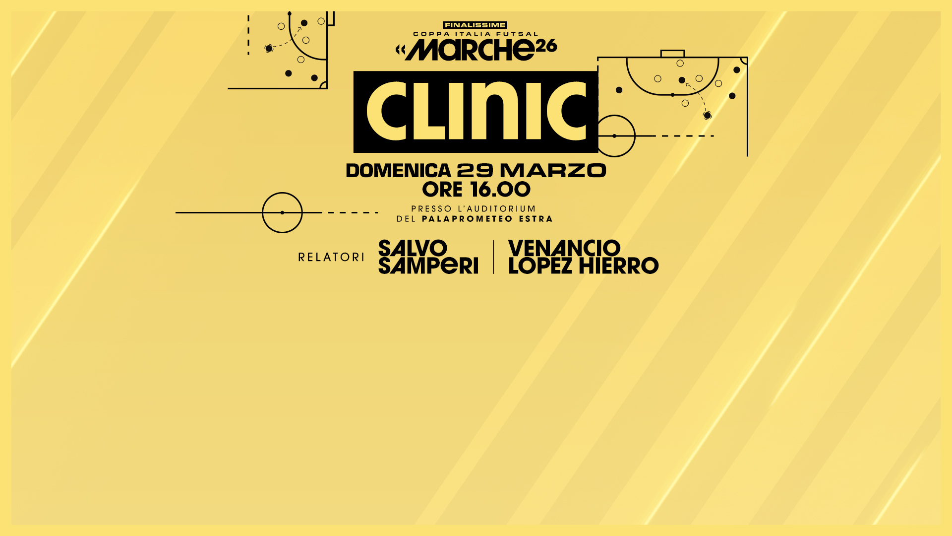 Clinic per allenatori domenica 29 marzo ad Ancona con Samperi e Venancio: tutte le info per l’iscrizione