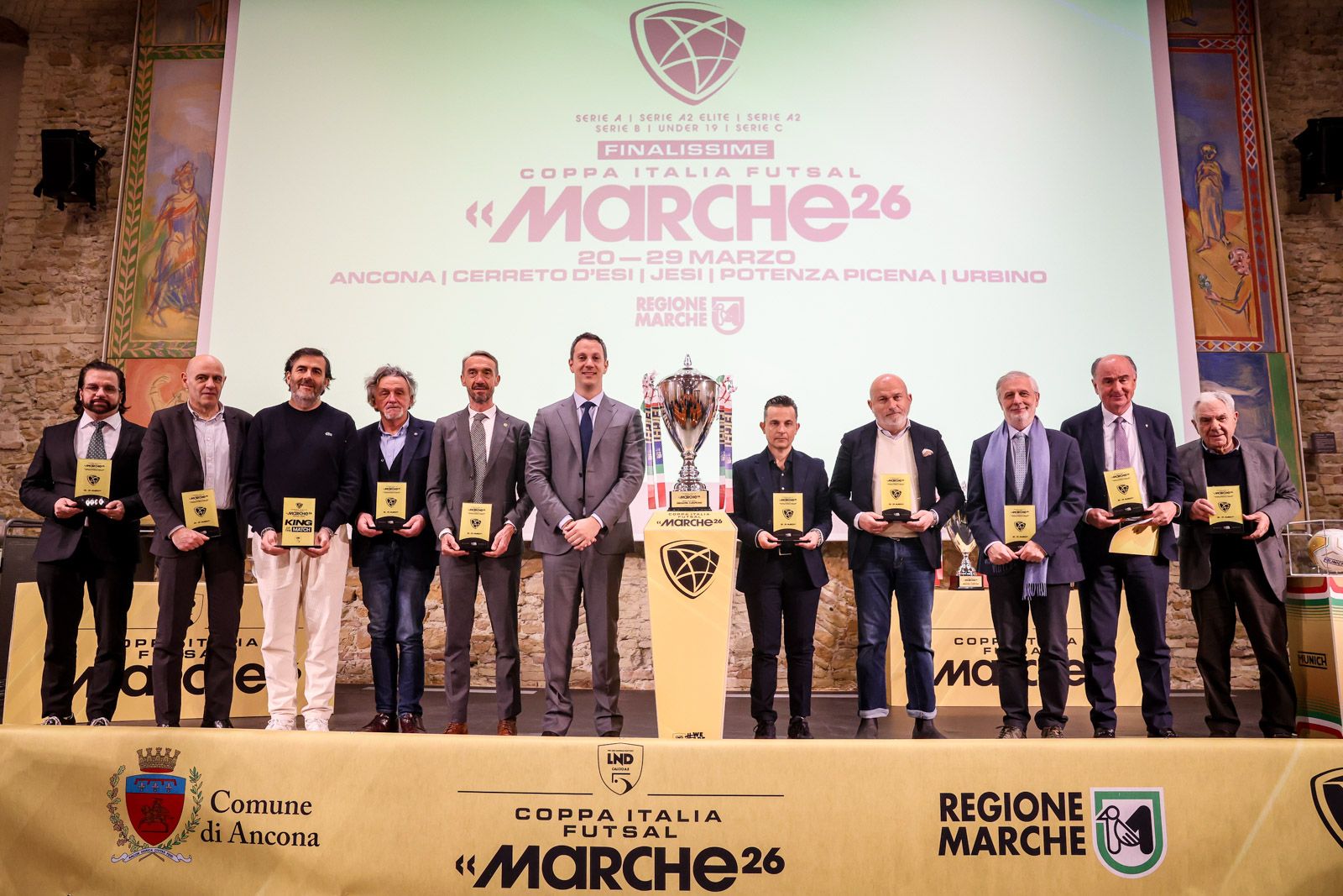 Marche 2026, si alza il sipario sul maxi evento nella conferenza stampa di Ancona: i tabelloni delle Coppe Italia maschili