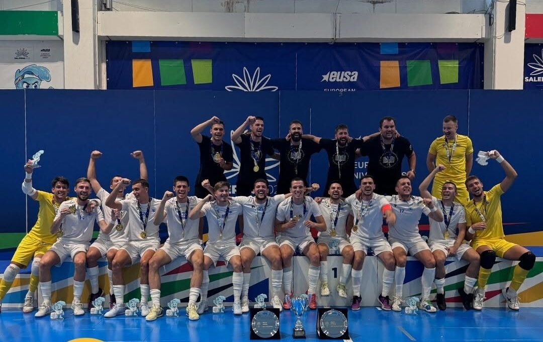 La Divisione al fianco degli European Universities Games 2026: Spalato e Zagabria conquistano l’Europeo del futsal universitario