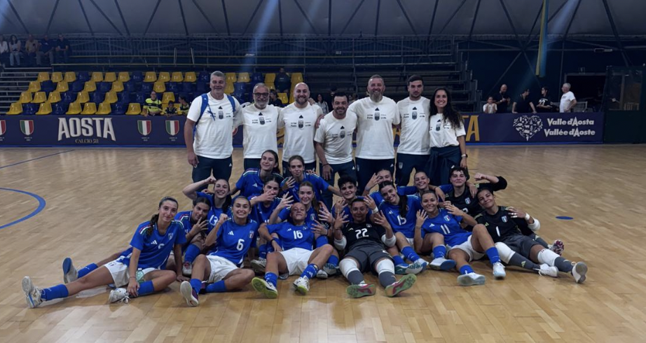 La Nazionale Femminile Under 18 brilla ad Aosta, Giuffrida: “Ragazze fantastiche, grande spirito di squadra”