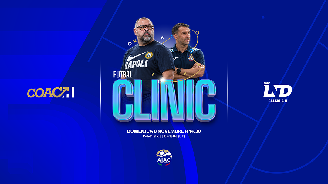 COACH, dalla Calabria alla Puglia: nuovo clinic a Barletta, Angelini e Antonelli i relatori. Tutte le info e il modulo di partecipazione