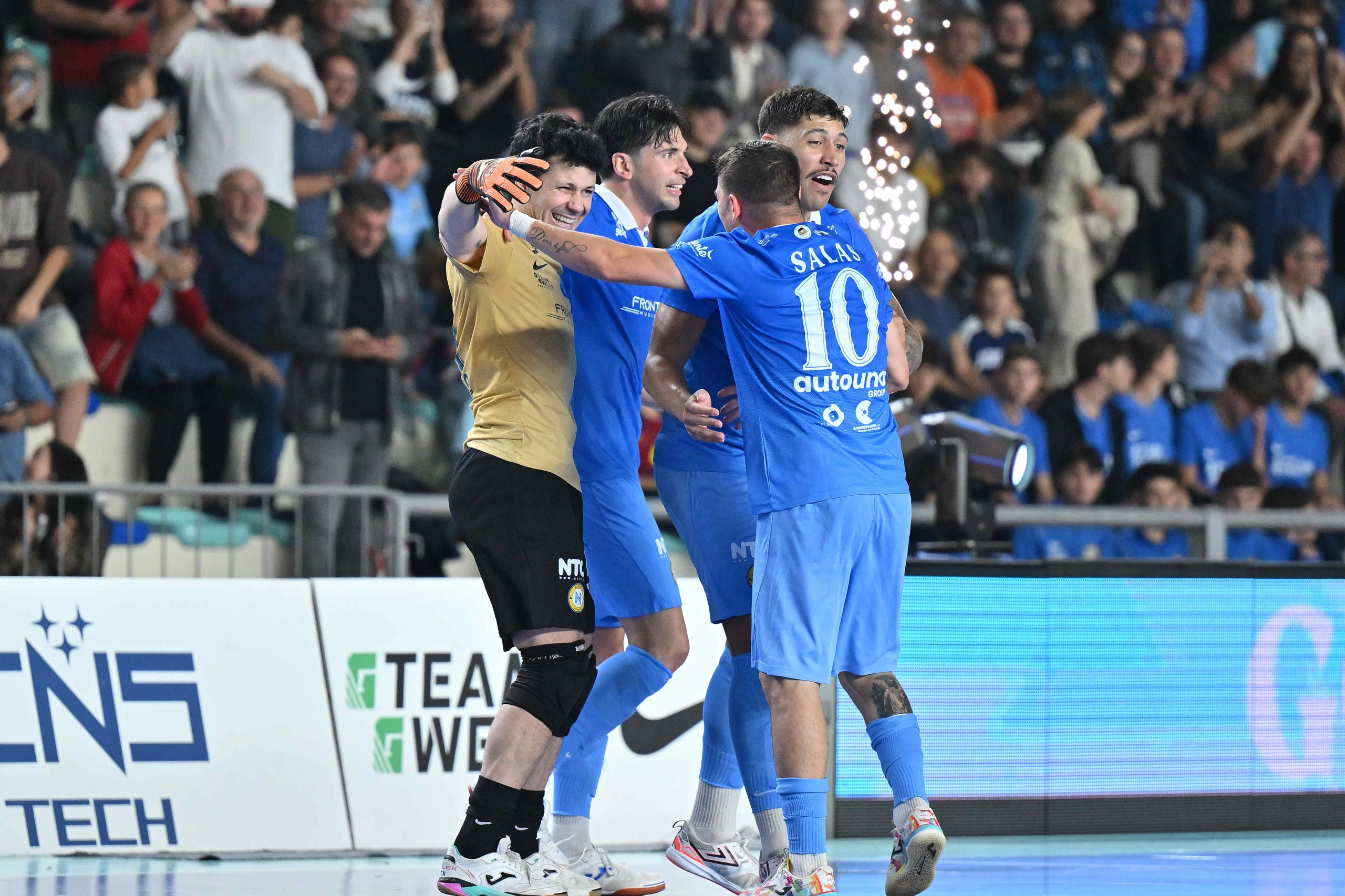 Serie A KINTO, Sky Match a un grande Napoli. Sala e Roma si riscattano. Feldi, solo un pari a Giovinazzo. Vola il Came, si sblocca l’Active